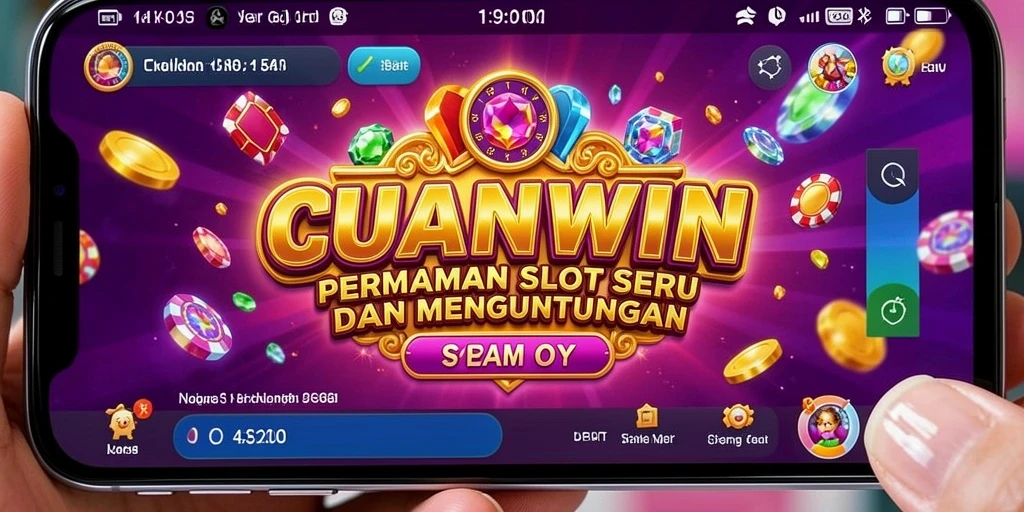 Tampilan gameplay slot CUANWIN yang menarik dan dinamis.