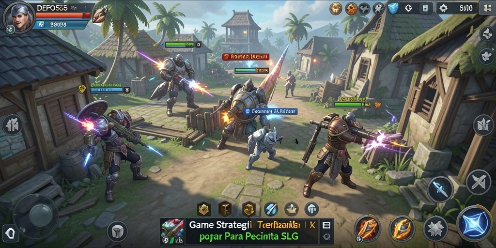 Tangkapan layar dari gameplay DEPO555 yang menampilkan strategi mendebarkan.