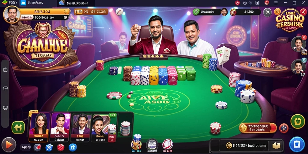 Screenshot F08 menampilkan gameplay Live Casino yang mendebarkan.