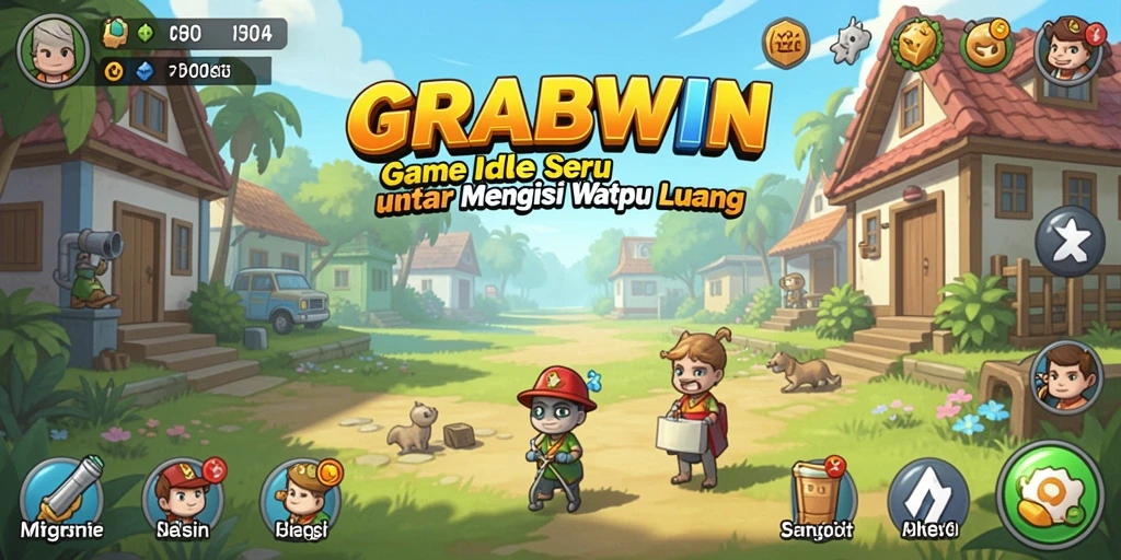 Gameplay seru dan menyenangkan di GRABWIN.