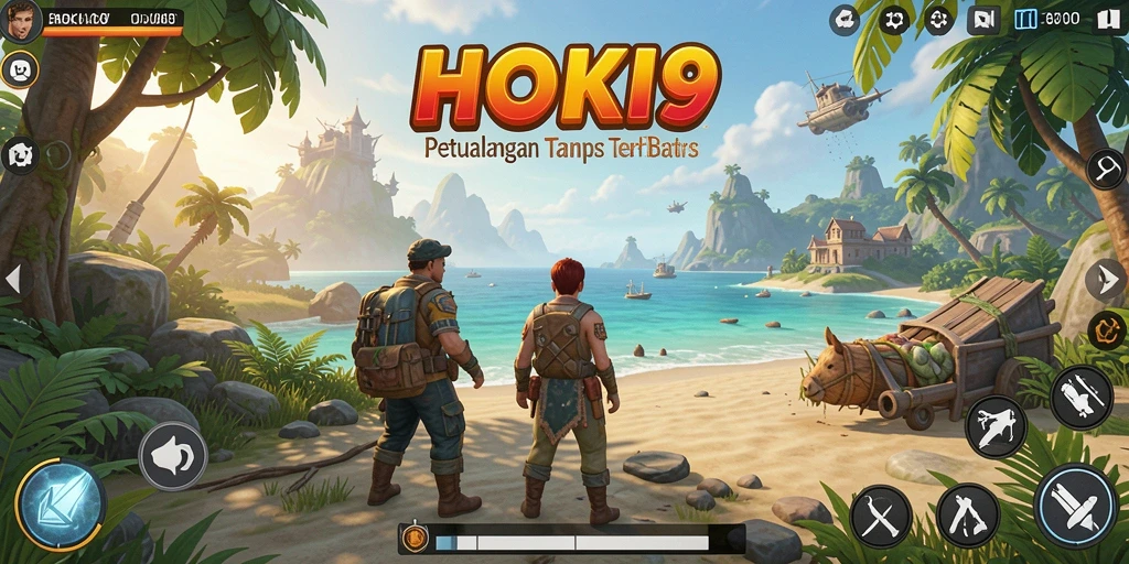 Screenshots HOKI9 menunjukkan petualangan menarik di dunia terbuka.