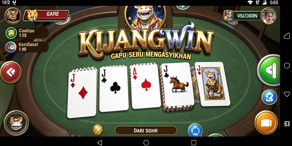Tampilan permainan KIJANGWIN yang menarik dan intuitif.