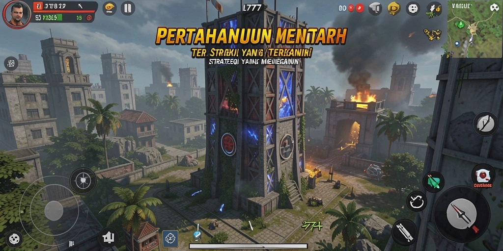 Tampilkan aksi menara yang mengagumkan dalam L777 saat melawan gelombang musuh.