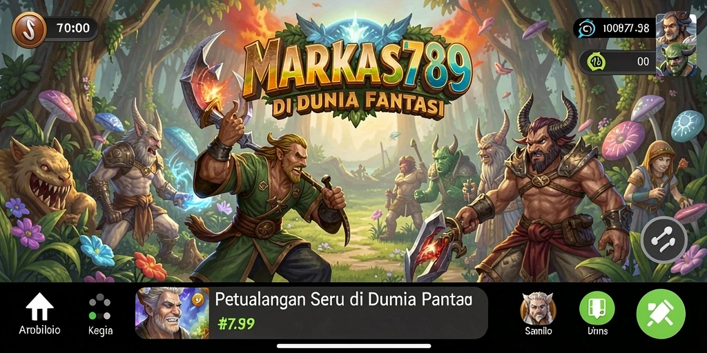 Tampilan gameplay MARKAS789 yang menakjubkan dan mendebarkan.