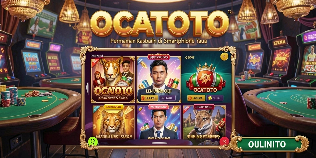 Tampilan gameplay seru dan menarik dari OCATOTO.