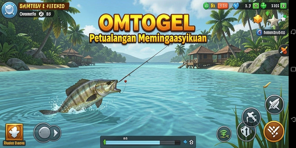 Gameplay seru memancing di OMTOGEL dengan berbagai lokasi menarik.