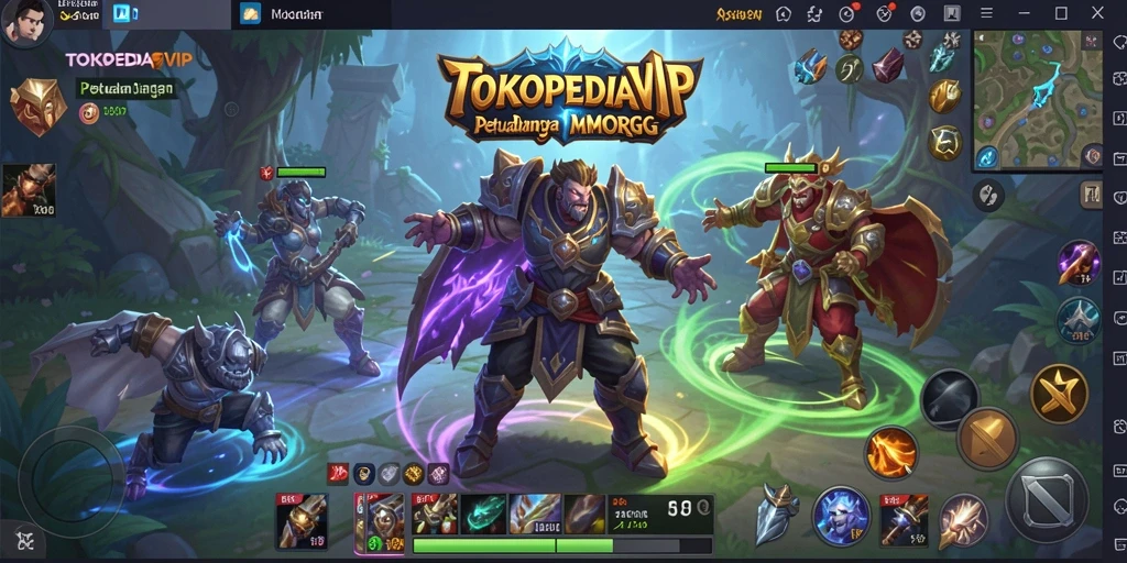 Tampilan gameplay TOKOPEDIAVIP yang seru dan menakjubkan.
