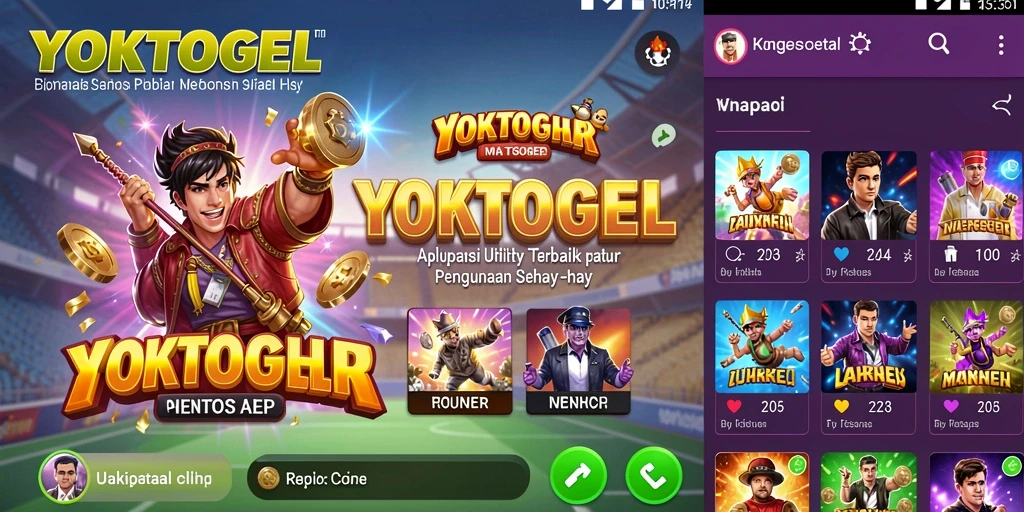 Tampilan antarmuka pengguna YOKTOGEL yang sederhana dan intuitif.